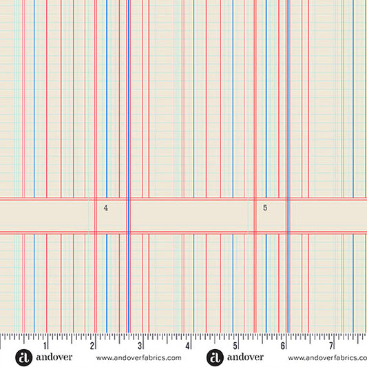 Ledger Paper quilting fabric, part of the Sun Print 2026 fabric collection by Alison Glass (SKU: A-10049-L)