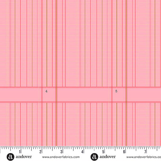 Ledger Grapefruit quilting fabric, part of the Sun Print 2026 fabric collection by Alison Glass (SKU: A-10049-R)