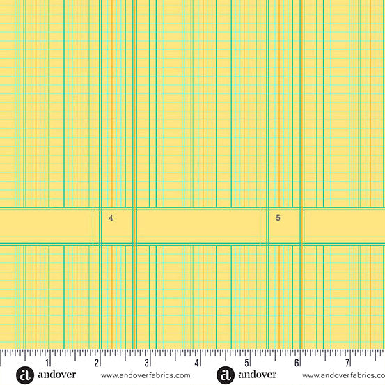 Ledger Buttercup quilting fabric, part of the Sun Print 2026 fabric collection by Alison Glass (SKU: A-10049-Y)