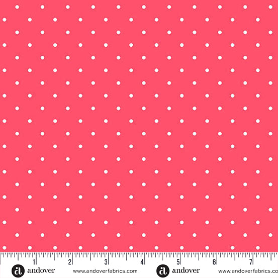 Simply Spot Watermelon quilting fabric, part of the Simply Spot fabric collection by Andover Fabrics (SKU: A-10237-R)