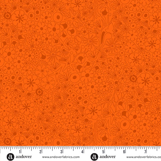 Shallows Tiger quilting fabric, part of the Color Camp fabric collection by Alison Glass (SKU: A-10422-O)