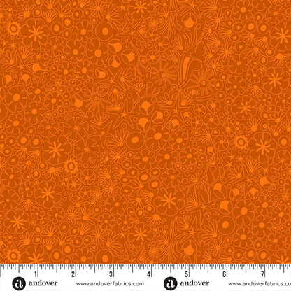 Shallows Dark Tiger quilting fabric, part of the Color Camp fabric collection by Alison Glass (SKU: A-10422-O1)