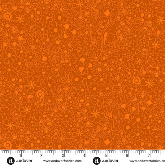 Shallows Dark Tiger quilting fabric, part of the Color Camp fabric collection by Alison Glass (SKU: A-10422-O1)