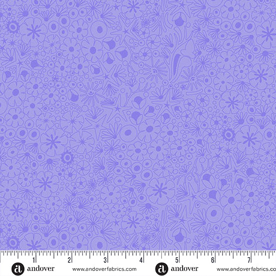 Shallows Light Violet quilting fabric, part of the Color Camp fabric collection by Alison Glass (SKU: A-10422-P)