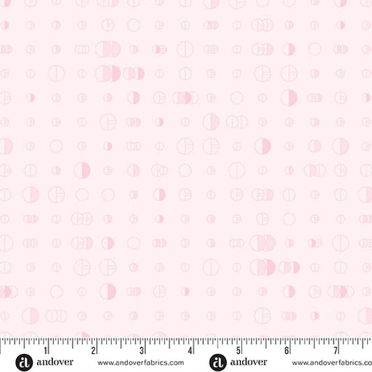 Scout Lightest Strawberry quilting fabric, part of the Color Camp fabric collection by Alison Glass (SKU: A-10423-E)