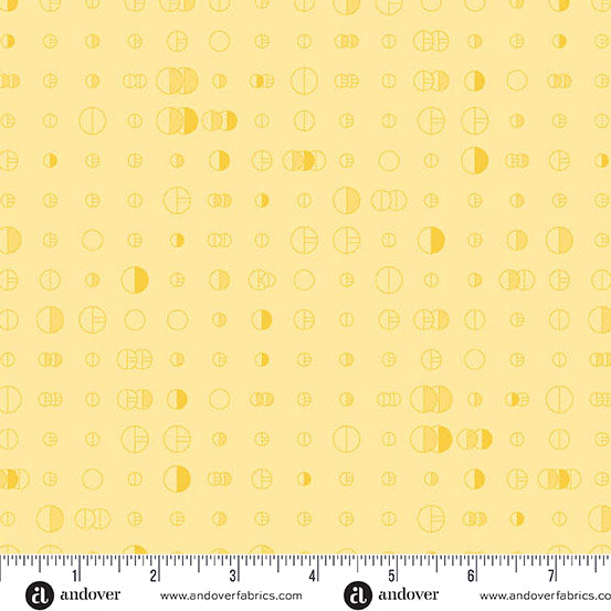 Scout Lighter Honey quilting fabric, part of the Color Camp fabric collection by Alison Glass (SKU: A-10423-Y)