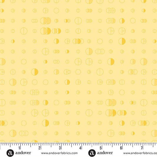 Scout Lighter Honey quilting fabric, part of the Color Camp fabric collection by Alison Glass (SKU: A-10423-Y)