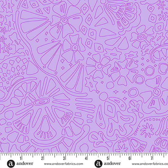 Veil Light Pansy quilting fabric, part of the Color Camp fabric collection by Alison Glass (SKU: A-10426-P2)