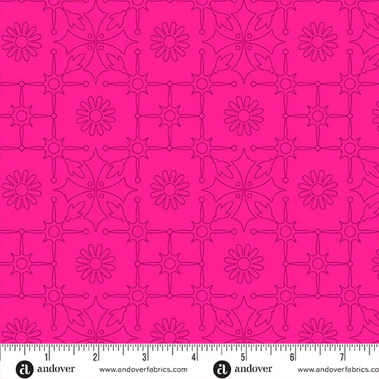 Leatherwork Strawberry quilting fabric, part of the Color Camp fabric collection by Alison Glass (SKU: A-10429-E)