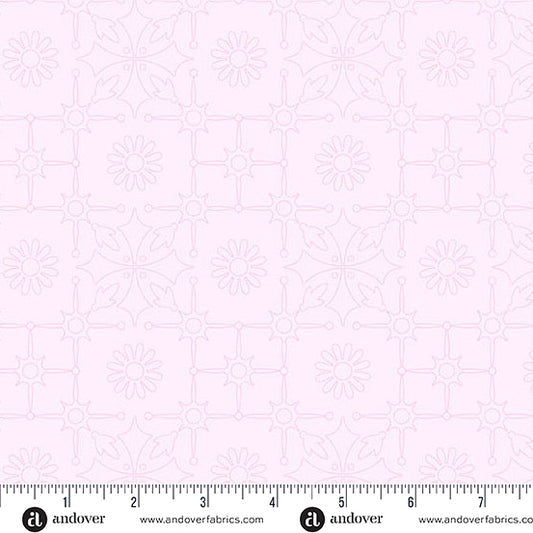 Leatherwork Lightest Cabbage quilting fabric, part of the Color Camp fabric collection by Alison Glass (SKU: A-10429-LE)