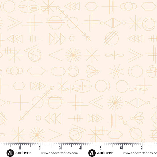 Gameday Lightest Maple quilting fabric, part of the Color Camp fabric collection by Alison Glass (SKU: A-10430-L)