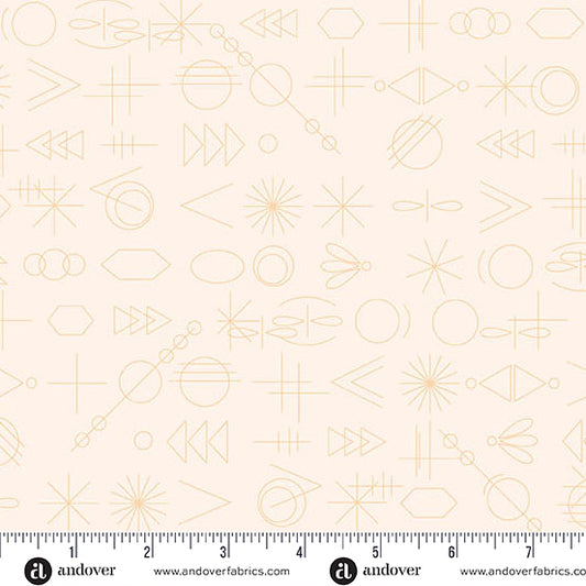 Gameday Lightest Maple quilting fabric, part of the Color Camp fabric collection by Alison Glass (SKU: A-10430-L)