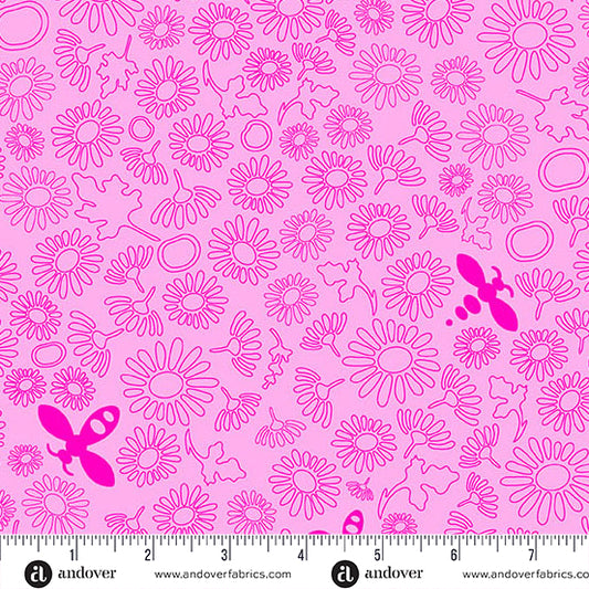 Be Light Cabbage quilting fabric, part of the Color Camp fabric collection by Alison Glass (SKU: A-10431-E)