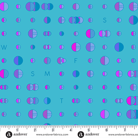 PREORDER - Soliloquy - Data in Lagoon - Alison Glass - A-1220-B - Half Yard