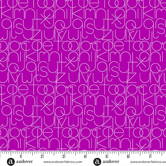 PREORDER - Soliloquy - Enough in Grape - Alison Glass - A-1221-P - Half Yard