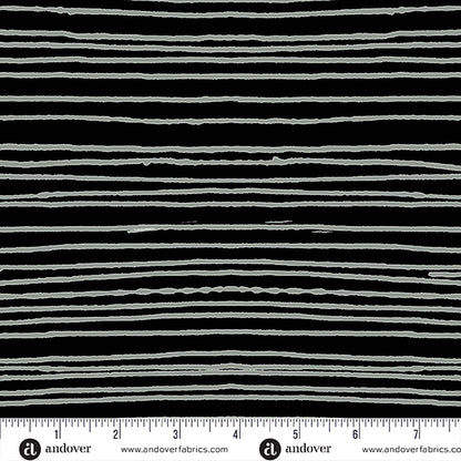 Ink by Giucy Giuce - Drip in Zebra - A-911-K - Half Yard