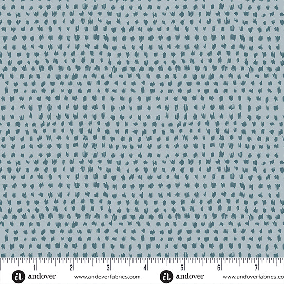 Ink by Giucy Giuce - Scribbles in Moon - A-916-CL - Half Yard