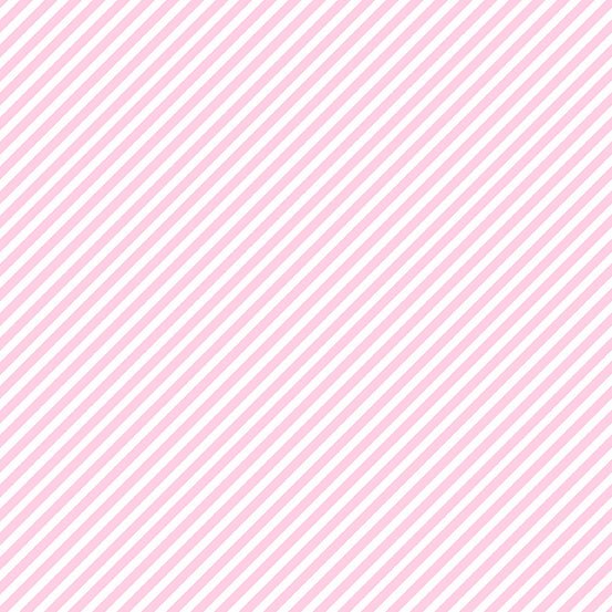 Sweet Shoppe - Bias Stripe in Light Pink - Andover - A-9236-E - Half Yard