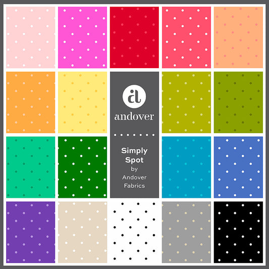 Simply Spot Half Yard Bundle, 28 pcs (Preorder)