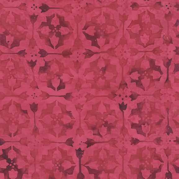 Dutch Days - Tulip Tile in Lipstick - Shayla Wolf - 747Q-21 - Half Yard (Preorder)