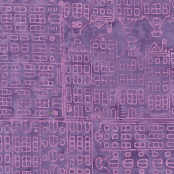 Dutch Days - Amsterdam in Dutch Iris - Shayla Wolf - 748Q-1 - Half Yard (Preorder)