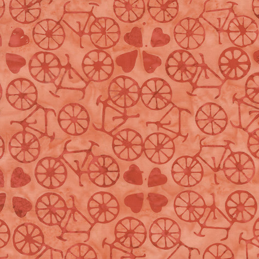 Dutch Days - Bicycle Love in Blush - Shayla Wolf - 749Q-2 - Half Yard (Preorder)