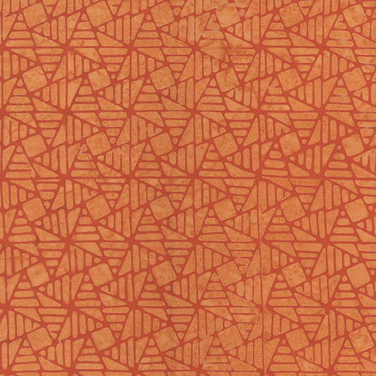 Dutch Days - Spinning Fans in Apricot - Shayla Wolf - 751Q-2 - Half Yard (Preorder)