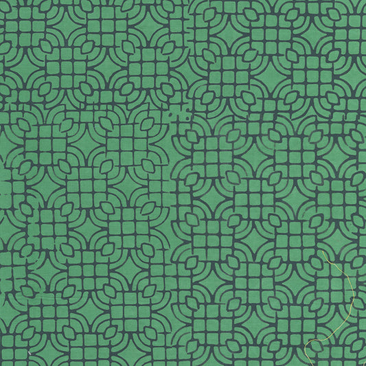 Dutch Days - Floor Tile in Mermaid - Shayla Wolf - 752Q-3 - Half Yard (Preorder)