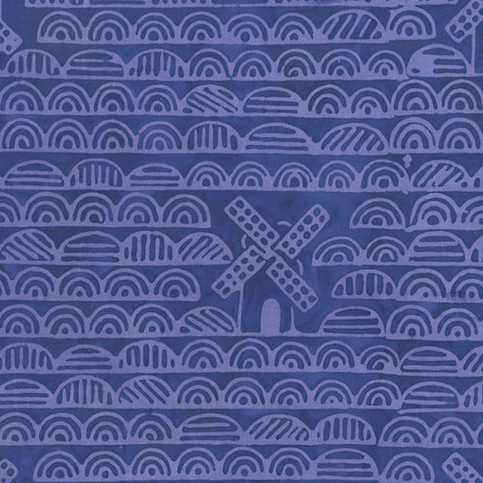 Dutch Days - Windmills in Imperial - Shayla Wolf - 754Q-3 - Half Yard (Preorder)