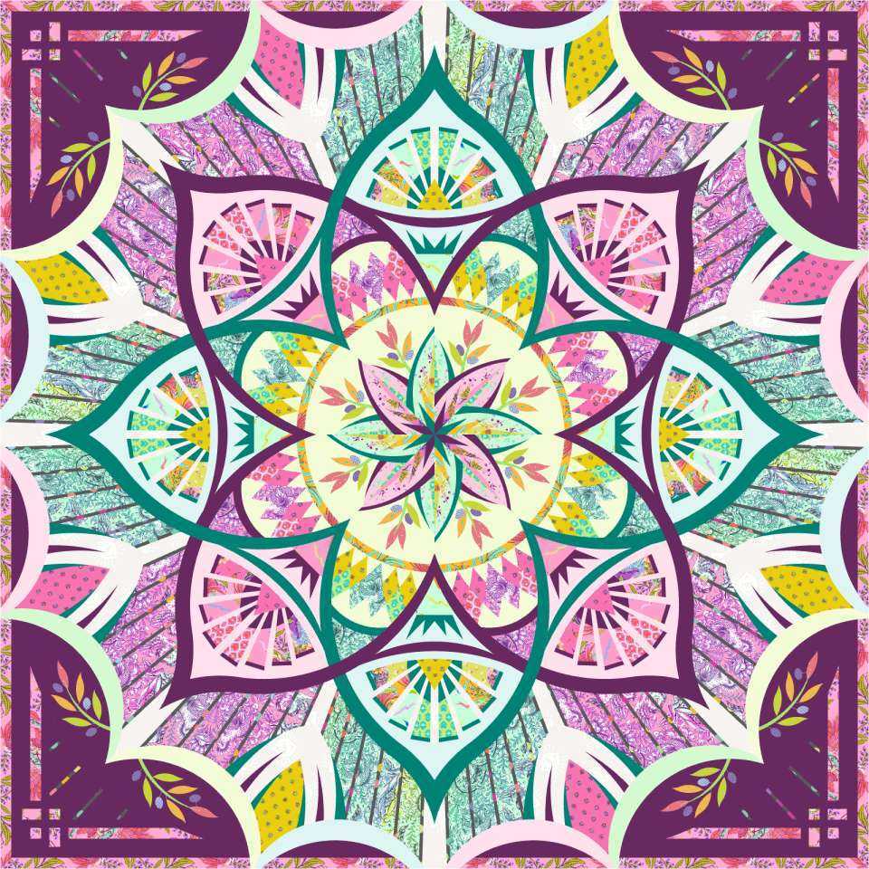 Arcadia Quilt Kit - Quiltworx Technique of the Month 2027 (Preorder)