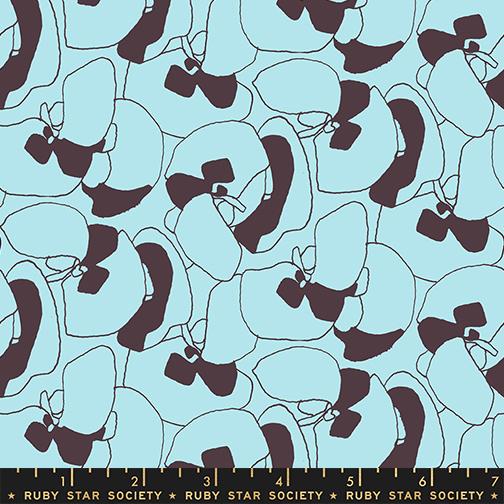 Seagrapes in Polar quilting fabric, part of the Memento fabric collection by Ruby Star Society (SKU: RS8000 13)