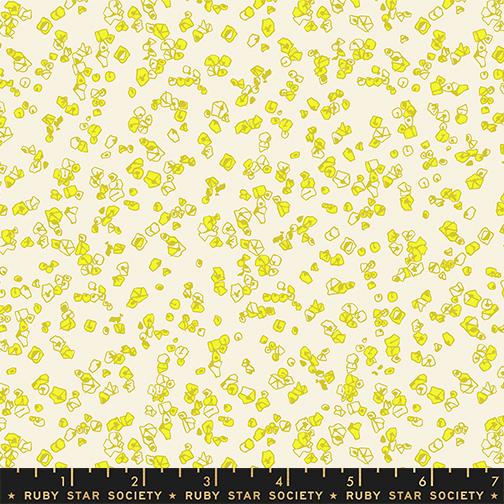 Grit in Citron quilting fabric, part of the Memento fabric collection by Ruby Star Society (SKU: RS8004 13)