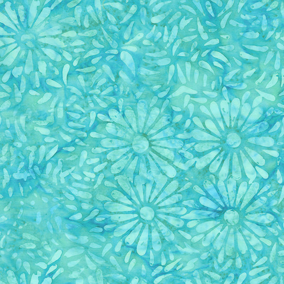 Daisy Petals - Daisy Petals in Euphoric Breeze - Jacqueline De Jonge - 8129Q-17 - Half Yard (Preorder)