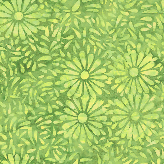 Daisy Petals - Daisy Petals in Green with Envy - Jacqueline De Jonge - 8129Q-21 - Half Yard (Preorder)