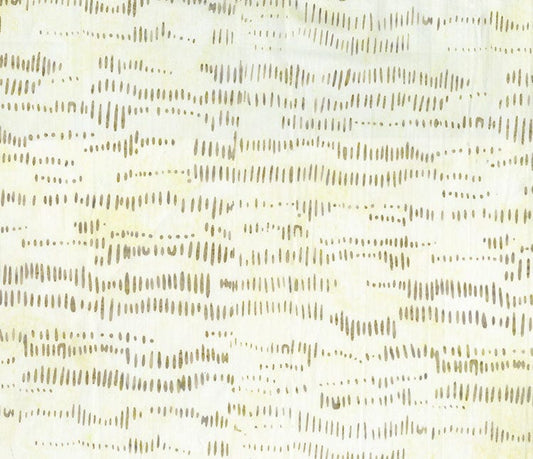 A closeup shot of the quilting fabric pattern called Stripes, designed by Scott Flanagan, in the cream colorway. The SKU is 83553-14.