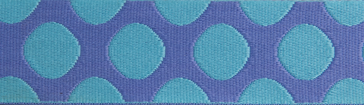Down to Earth - Dot WEBBING in Blurple - 1-1/2" width - by Tula Pink - 3 Yard Pack (Preorder)