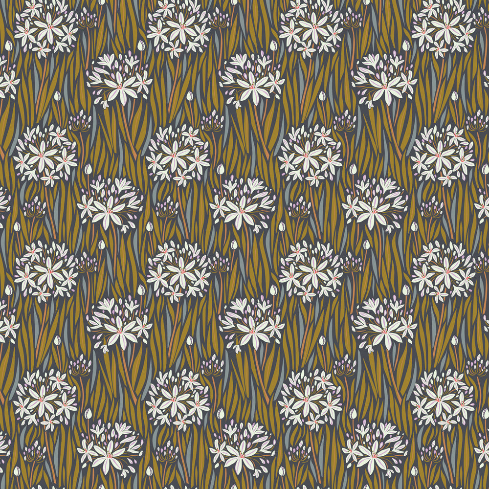 Wandering Eye - Agapantha in Neutral - Kathy Doughty - 91066-94
