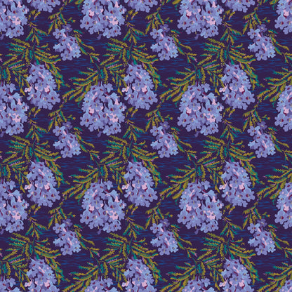 Wandering Eye - Jacaranda in Cool - Kathy Doughty - 91067-49