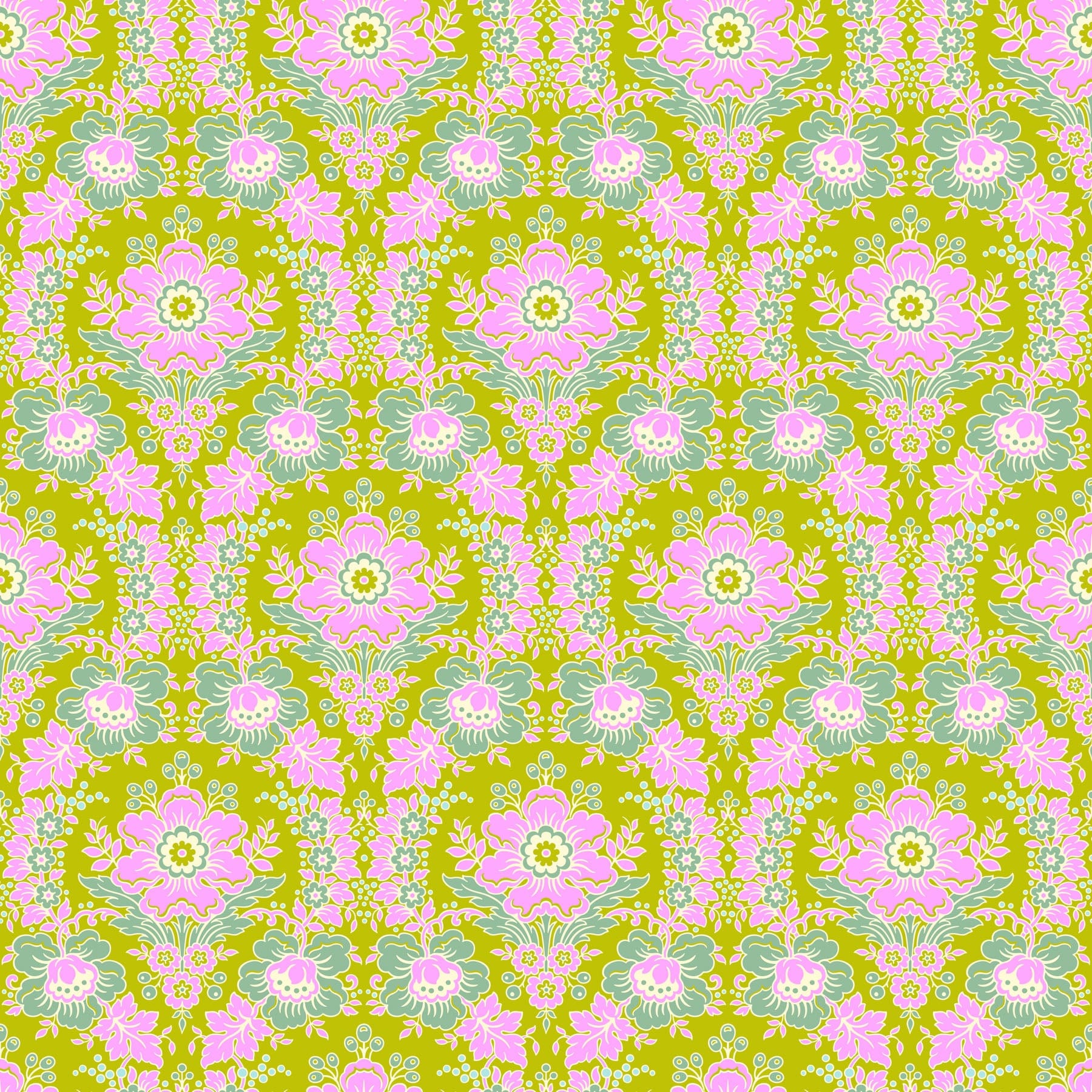 Full Bloom - Eloise in Chartreuse - Heather Bailey - 91086-70 