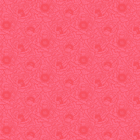 Full Bloom - Peony in Coral - Heather Bailey - 91093-26 - Half Yard