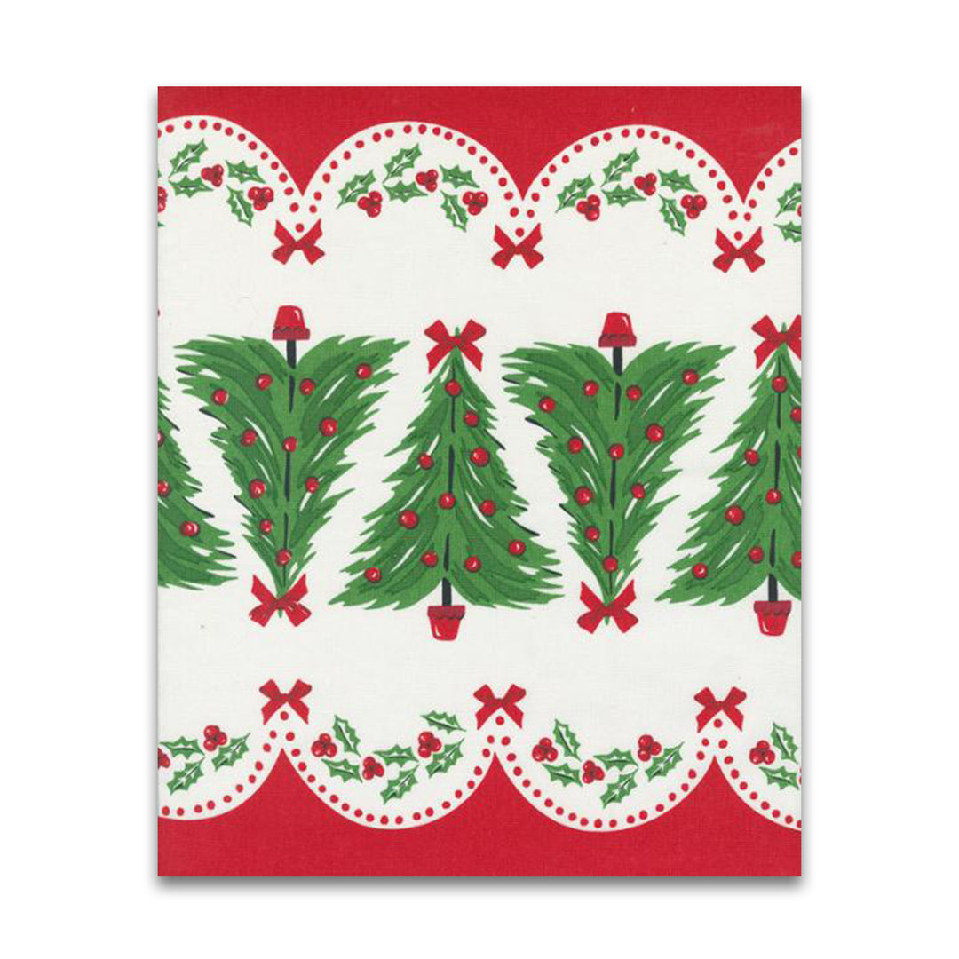 PREORDER - Classic Retro Holiday -  Oh Christmas Tree - 16" Toweling - 920 306 - Half Yard