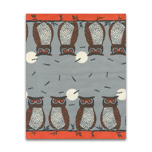 PREORDER - Classic Retro Holiday -  Whoot Whoo Owls - 16" Toweling - 920 312 - Half Yard