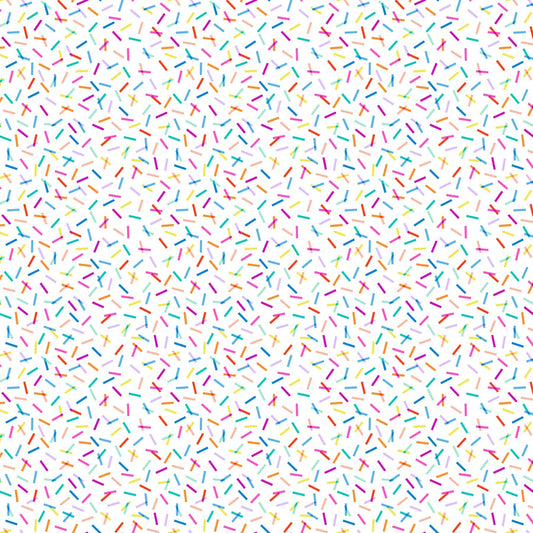 Dovetail - Confetti in White Multi - 92025-10 - Half Yard