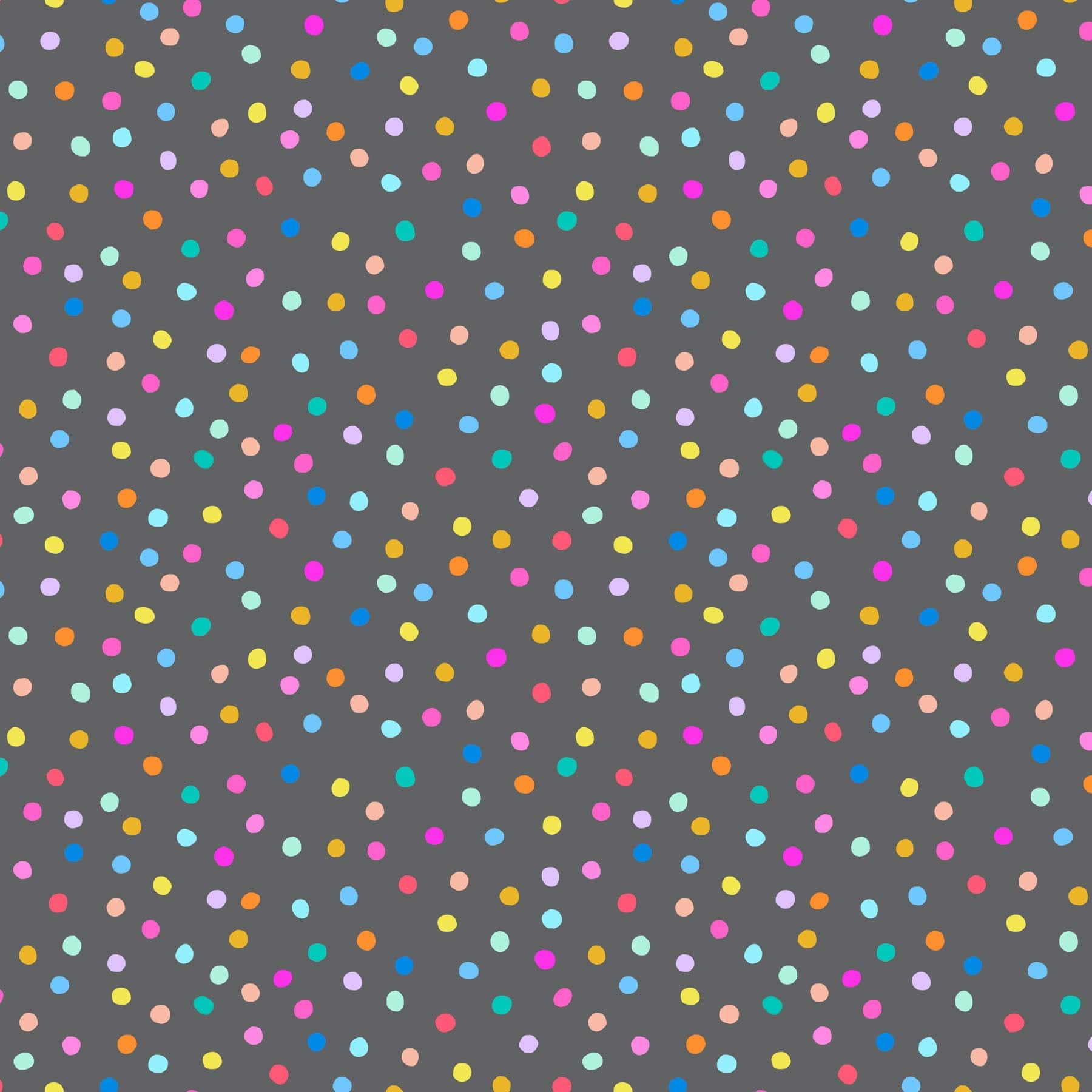 A closeup shot of the quilting fabric pattern called Pompoms, designed by Ghazal Razavi. The SKU is 92090-95.