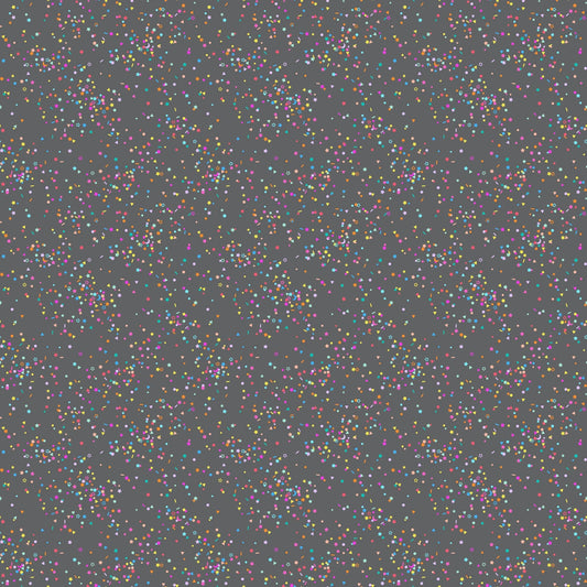 A closeup shot of the quilting fabric patterns called Sprinkles, designed by Ghazal Razavi. The SKU is 92093-95.