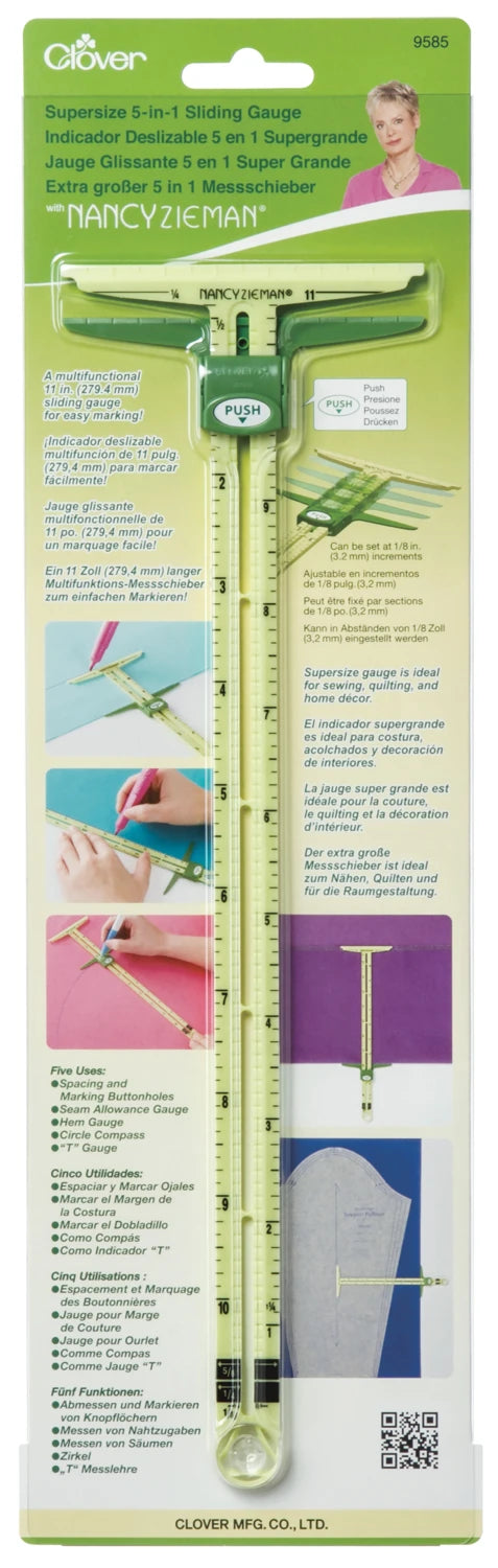 Clover Supersize 5 in 1 Sliding Gauge - 9585CV