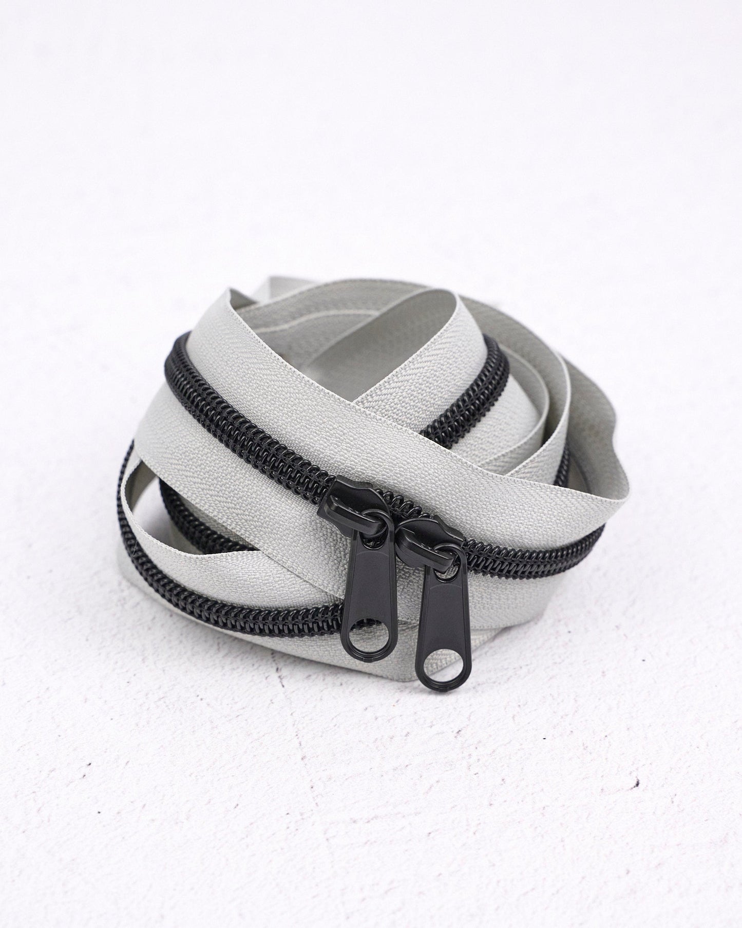 Smoke - Handbag Zipper - Renaissance Ribbons