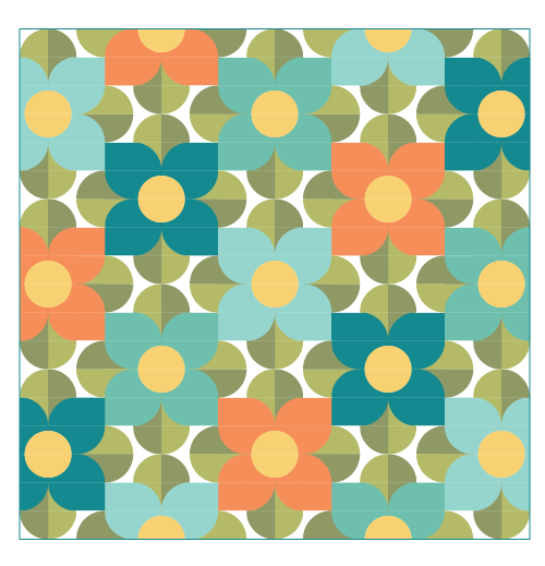 PREORDER - Blooms Quilt Kit