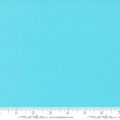 Cotton quilting fabric pattern called 'Pool'. Part of the 'Bella Solids' fabric collection. Designed by Moda Fabrics for fabric company Moda Fabrics. SKU: 9900 394. 44-45 inch width.