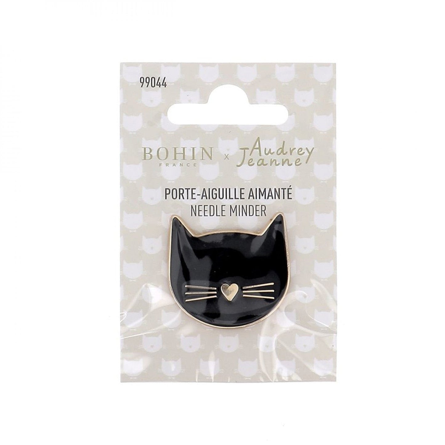 Bohin Needle Minder Cat - Audrey Jeanne - 99044
